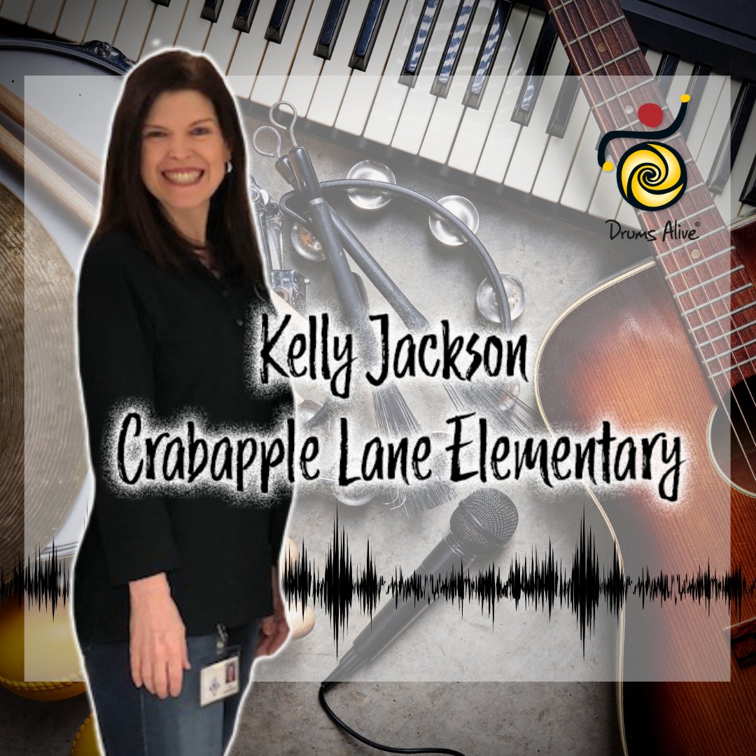 Congratulations to Music Specialist Kelly Jackson from Crabapple Lane Elementary, who was featured as the spotlight for Drums Alive which celebrates instructors who embody the very best of the program, a national fitness program designed to educate students using music &amp; movement