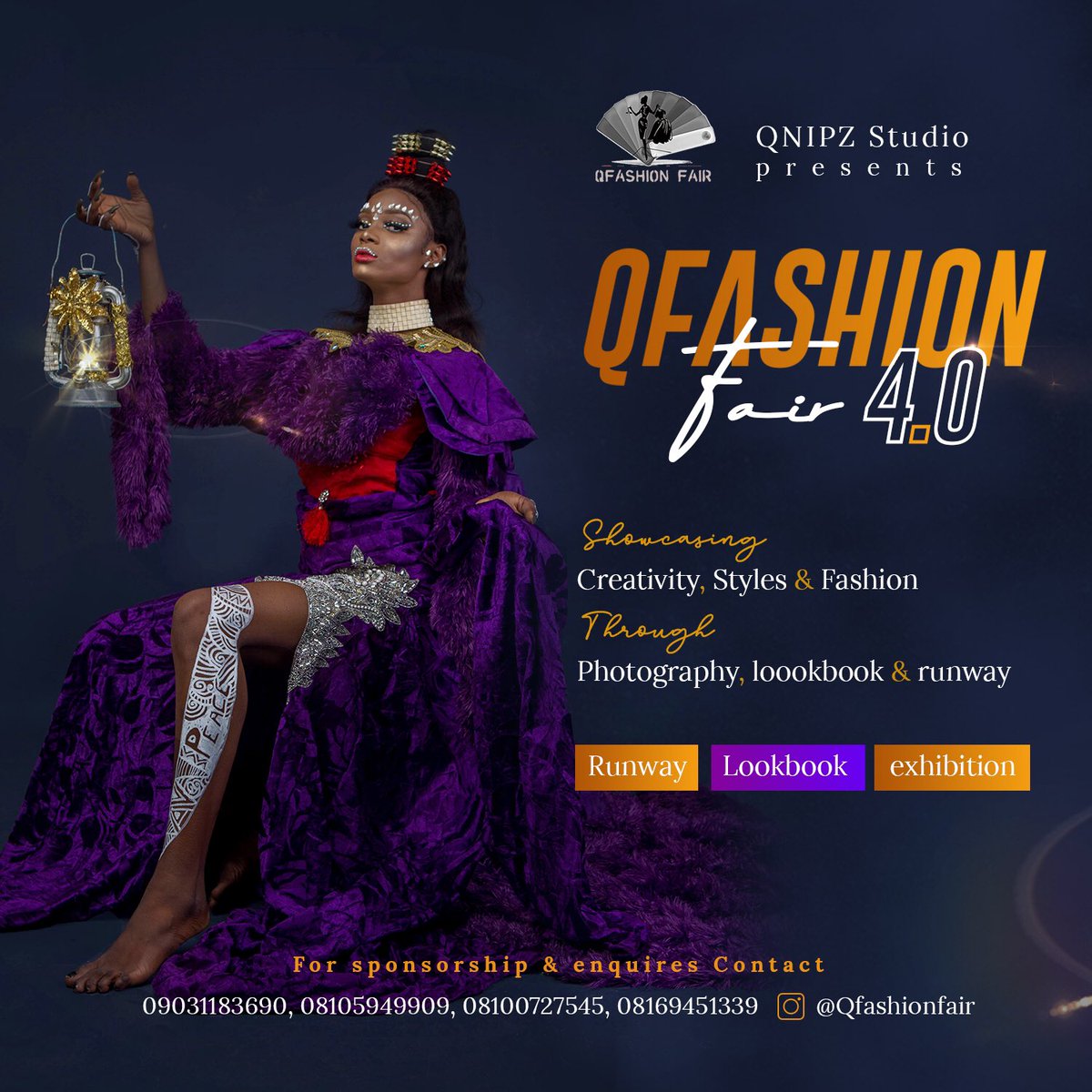 Kollypee1ent's tweet photo. QFashion fair 4.0 is back ! And it promises to be better than before.

For more info
@qfashionfair
08105949909

#Qfashionfair https://t.co/jRSlXrzR5r