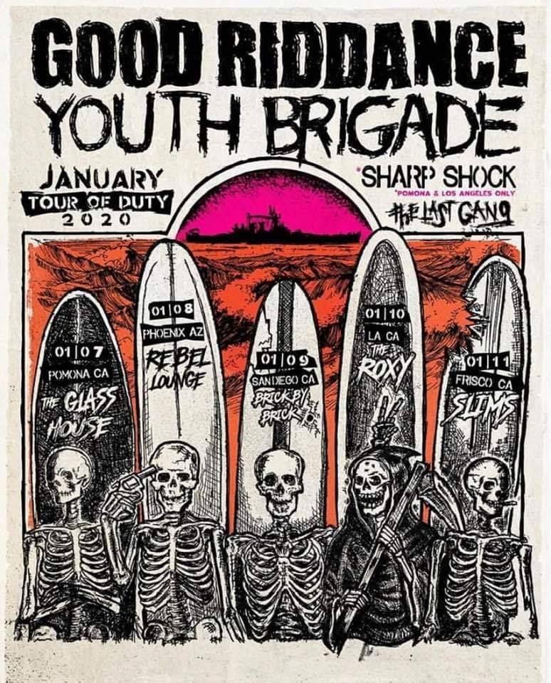 Brick by Brick (@brickbybricksd) on Twitter photo #SanDiego, doors are at 7PM for Good Riddance (<a href="/gr_punk/">Good Riddance</a>), Youth Brigade, <a href="/thelastgangband/">The Last Gang</a>, and PSO! bit.ly/2QeEMQM <a href="/slabratory/">SLABRATORY CLOTHING</a> <a href="/fat_wreck/">Fat Wreck Chords</a> <a href="/BYORecords/">BYO Records</a> <a href="/russrankinNJD/">Russ Rankin</a> #SanDiego, doors are at 7PM for Good Riddance (<a href="/gr_punk/">Good Riddance</a>), Youth Brigade, <a href="/thelastgangband/">The Last Gang</a>, and PSO! bit.ly/2QeEMQM <a href="/slabratory/">SLABRATORY CLOTHING</a> <a href="/fat_wreck/">Fat Wreck Chords</a> <a href="/BYORecords/">BYO Records</a> <a href="/russrankinNJD/">Russ Rankin</a>