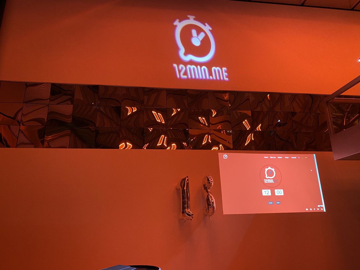 12mal 12min.me in Münster heute. Los geht’s.... #12minme #12minMS