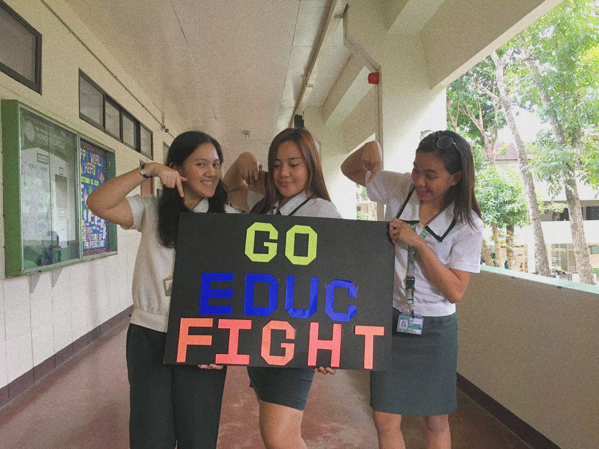 gargarjc_been's tweet photo. Let's show them what we've got! Everybody is here, Teachers let's cheer! GO EDUC, FIGHT! 💙🐉

#ATTLReflection4 https://t.co/Ms2qSqnF40