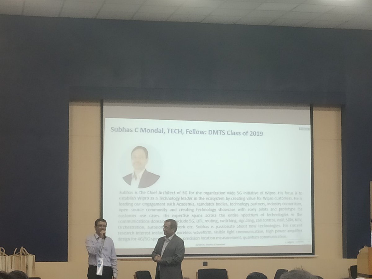 Wipro's tweet photo. It was a fully power packed day at #Techtonic2020, our flagship technology symposium. In the second half, we witnessed some great expert talks, heard some engaging panel discussions along with #DMTS member felicitations. #InnovateToThrive #InnovationAtWipro https://t.co/YXQWDCK3cW