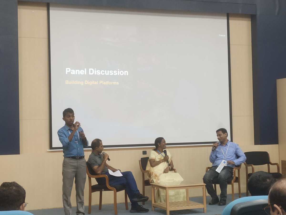 Wipro's tweet photo. It was a fully power packed day at #Techtonic2020, our flagship technology symposium. In the second half, we witnessed some great expert talks, heard some engaging panel discussions along with #DMTS member felicitations. #InnovateToThrive #InnovationAtWipro https://t.co/YXQWDCK3cW