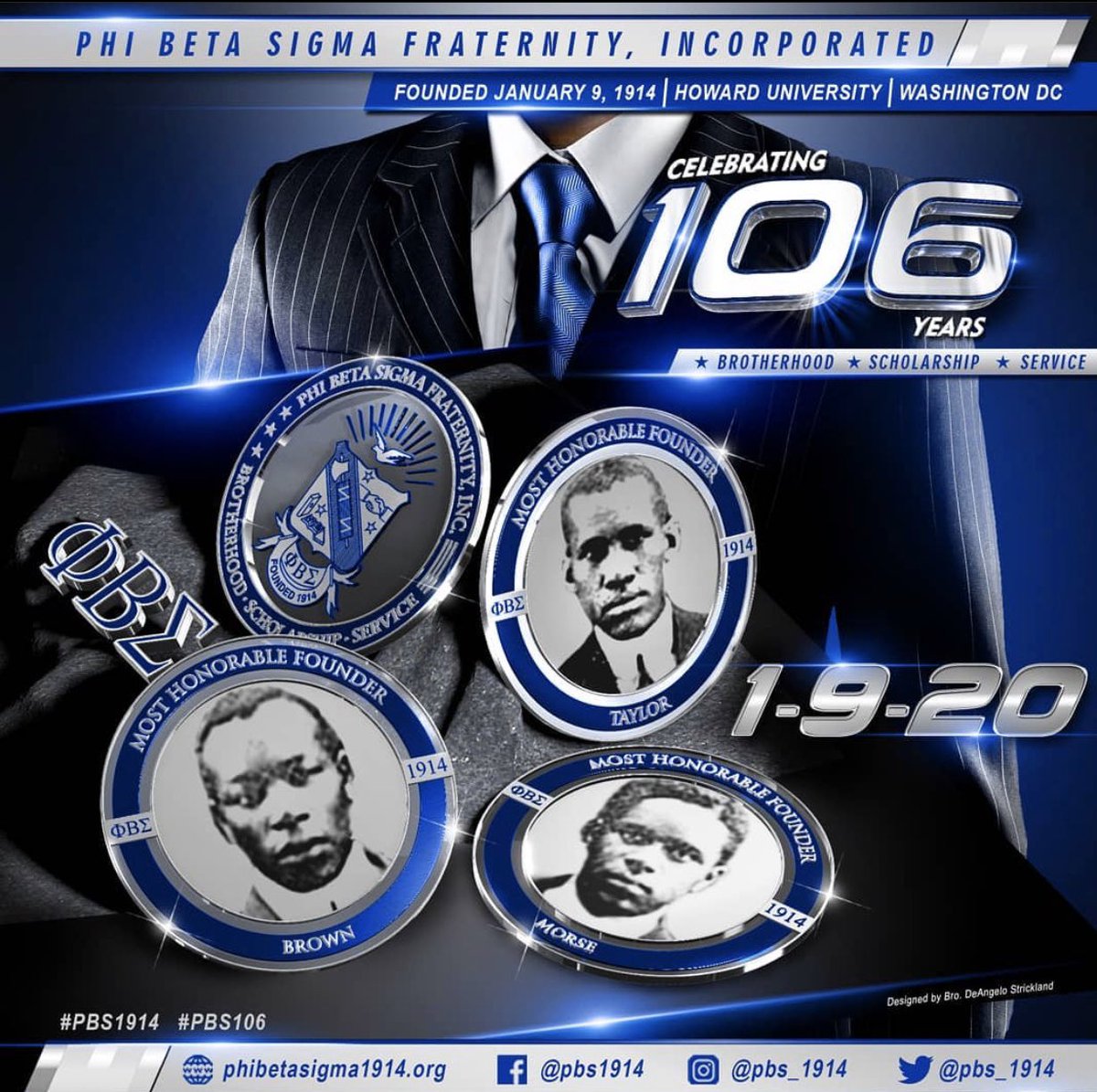 DrLPBrown's tweet image. Happy Founders Day to all my brothers! Gomab! Blu blu blu blu phi! For the Culture #pbs #1914 #phibetasigma #psichapter #howarduniversity #itonlytook3 #3founders #sigmas #sumofall #invictus #captainofmyfate #j9