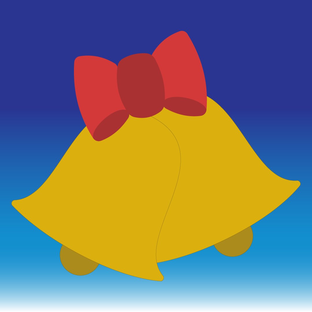 SHustonDesign's tweet photo. This #illustration of two #bells was made for #Drawcember2019, and was created in #Adobe #Illustrator. Enjoy!

#illustration #tric #creativearts #creative #design #graphics #graphic #graphicdesign #original #art #flatdesign #vector #vectorart #vectorgraphics https://t.co/O6o8cma1y5