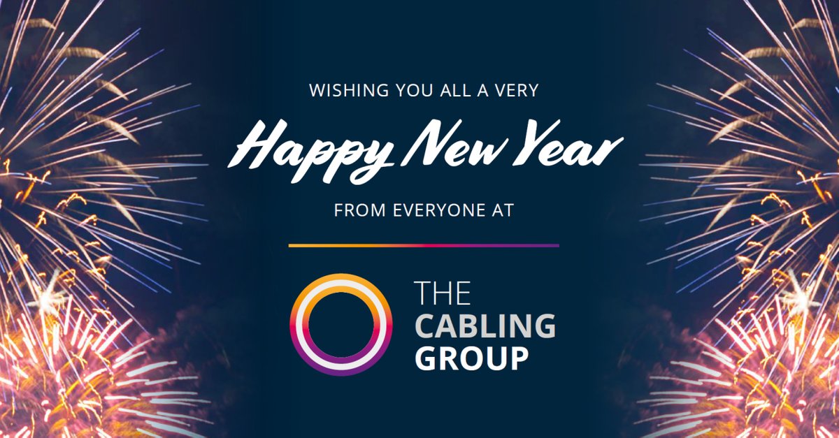 Wishing you a happy and prosperous New Year from all at The Cabling Group Ltd.

#NewYear #2020 #Inspiring #Workspaces #ITInfrastructure #buildingtechnology