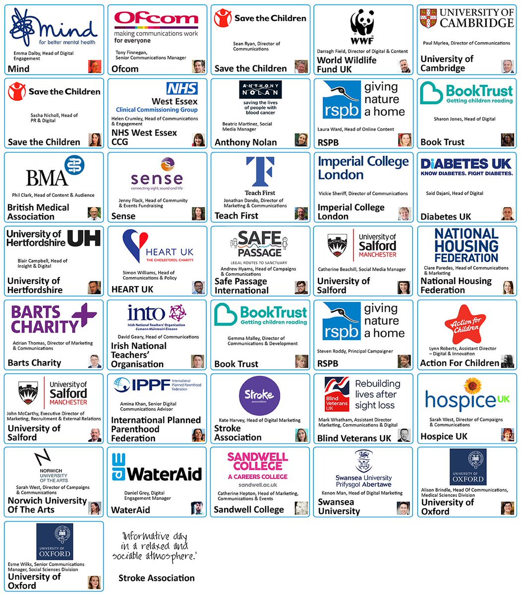 DigCommsConf's tweet photo. Which digital strategies do @WWF, @uniofoxford &amp; @saveuknews use to boost engagement and drive results? Join 36 leading charity, not-for-profit or public sector organisations who will reveal all! AND, if you book here today you save £100! https://t.co/9bxvowhav7
#Digital #Comms https://t.co/YDo58c0tST