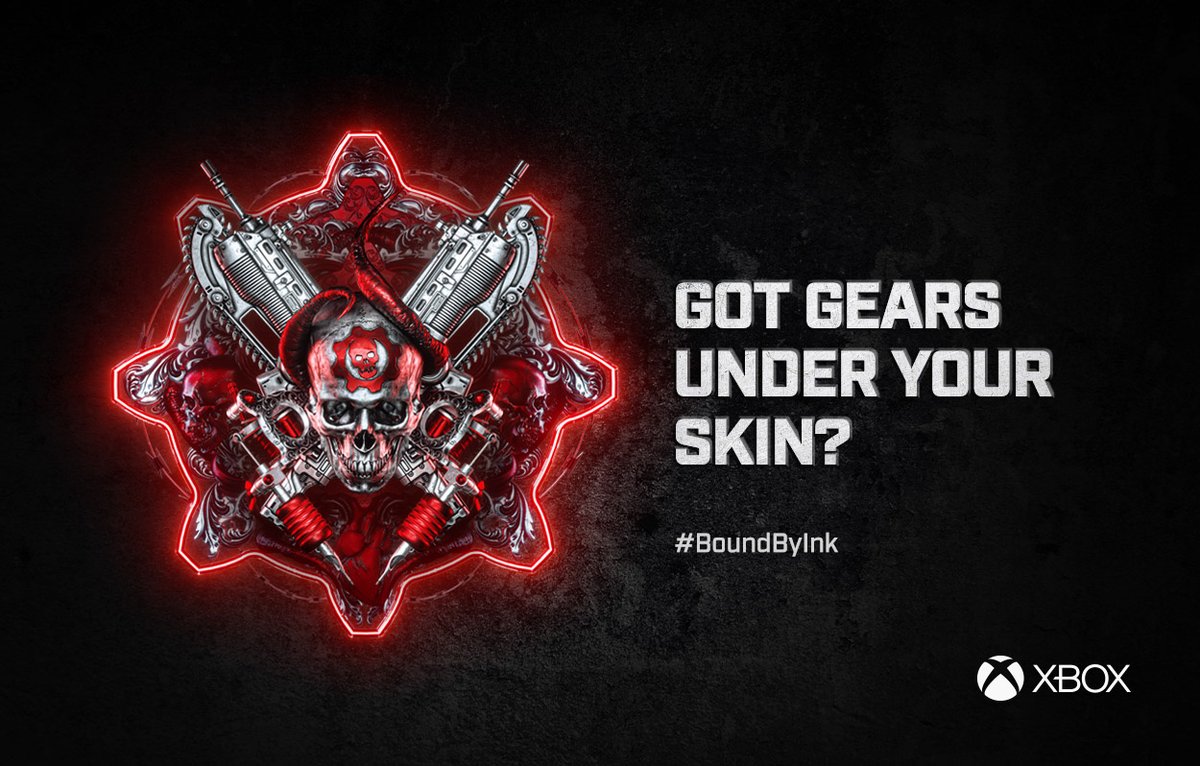 XboxCanada's tweet photo. Nothing says dedication like being #BoundByInk. Send in your Gears of War tattoos for a chance to be featured in the next Gears Ink hero film.
Show us your ink today: https://t.co/oEoeZ7Cg2w https://t.co/t5jFXmgFko