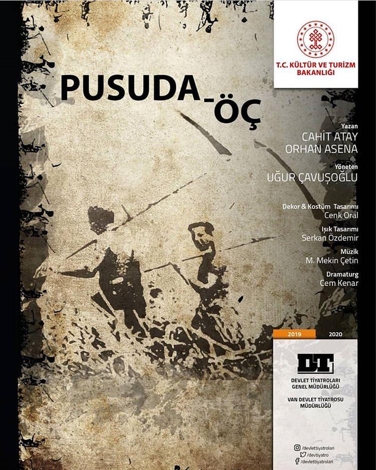 #Pusuda ve #Öç 9-10-11 Ocak 2020 tarihlerinde #vandevlettiyatrosu nda