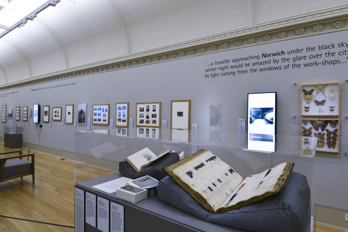 supportNMDF's tweet photo. A sad #ThankYouThursday as we bid farewell to the marvellous #LinesofSight @NorwichCastle. Our huge thanks to all who made it happen, including @ace_national, @uniofeastanglia, @EAngliaArtFund & exhibition curator @thenichtwahr. Our special thanks to show sponsors @bookhive! https://t.co/m7RpZfNEsC