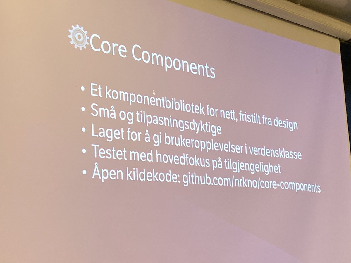 ksfuglerud's tweet photo. Kudos til NRK som deler tilgjengelige funksjoner i open source komponentbibliotek for nettsider, fristilt fra design. #iktforalle #uuforalle #meetup #universellutforming #digitalikludering #einkludering https://t.co/Q6IthKGgq8 https://t.co/0xD6okksvr