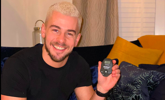 ptsdiagnostics's tweet photo. Distributor, @BHR_pharma is partnering w/ @RorySpeed to chronicle his #T1D journey!
He'll be using our A1CNow® Self Check for quarterly #A1C tests and we'll be sharing his updates via this account. #ConnectWithPTS https://t.co/yccNyDxK3M