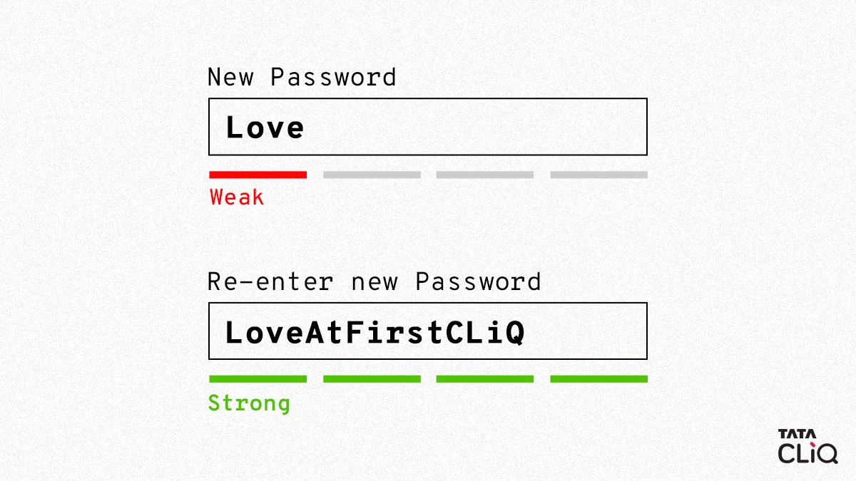 TataCLiQFashion's tweet photo. When did you last feel the love from Tata CLiQ? #LoveAtFirstCLiQ #NewPassword #trendingformat #momentmarketing https://t.co/O5VfjubqwF
