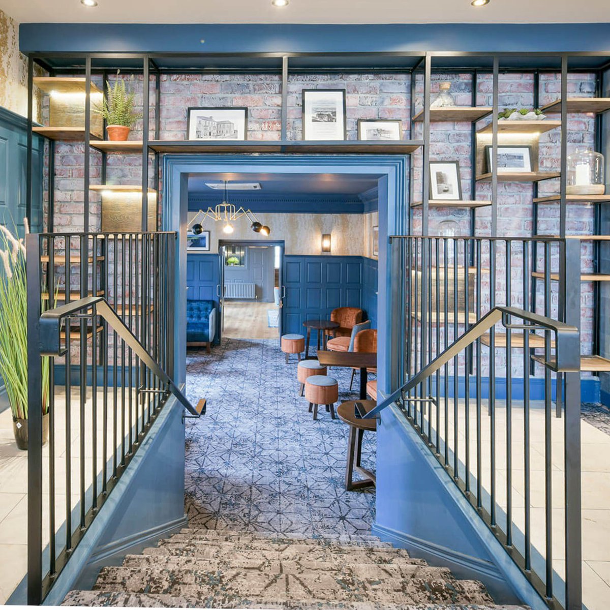 newheycarpets's tweet photo. We love the freshness of #design of the #LahinchCoast #Hotel in #Ireland. We supplied two different #contemporary on-trend #hospitality #carpets from our #Express2Go Collection – Prism, shown here, plus Palladian. #interiors #carpet https://t.co/EoswNfkJmW https://t.co/WvRpZAQ4zg