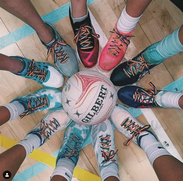 Respect_at_NTU's tweet photo. @ntu_netball @ntusport voting with their feet for #LGBT inclusion. How can YOU show a visible commitment to inclusion? Research shows that it makes a difference. #JustDoIt #PrideInSport #RainbowLaces #Stonewall @stonewalluk #EverydayEquality #RespectAtNTU https://t.co/HDO4RgxVnd
