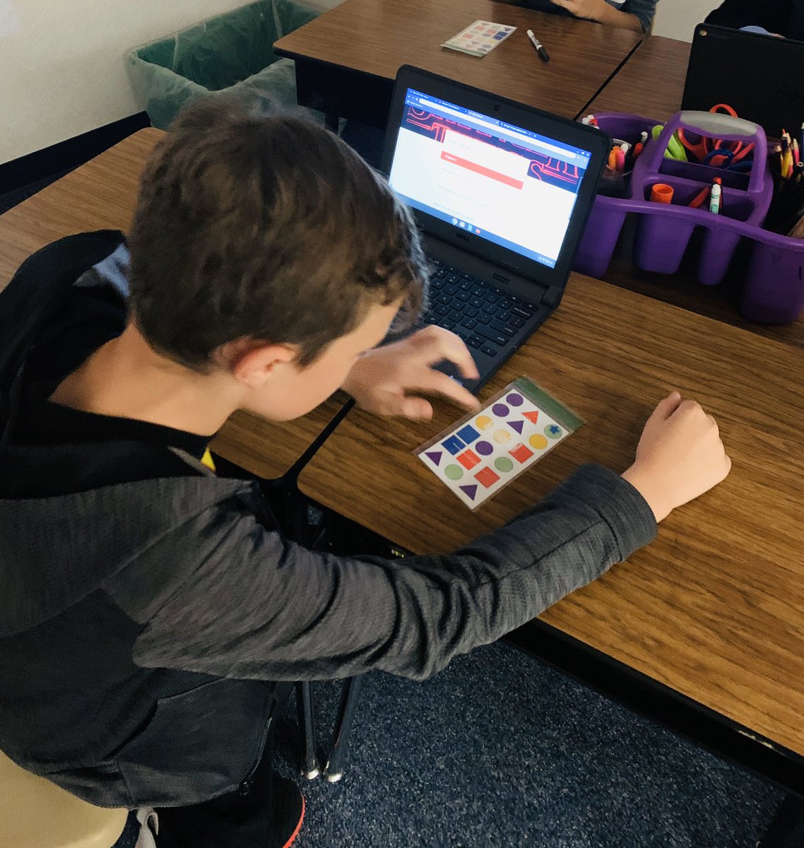 MissMcGrathMath's tweet photo. “Stranger Things” happening today in 6th Grade Math! Ratios Breakout to practice their skills. Awesome tool made by @TeriStepanic 👌🏼 https://t.co/z3bAzDLnkt