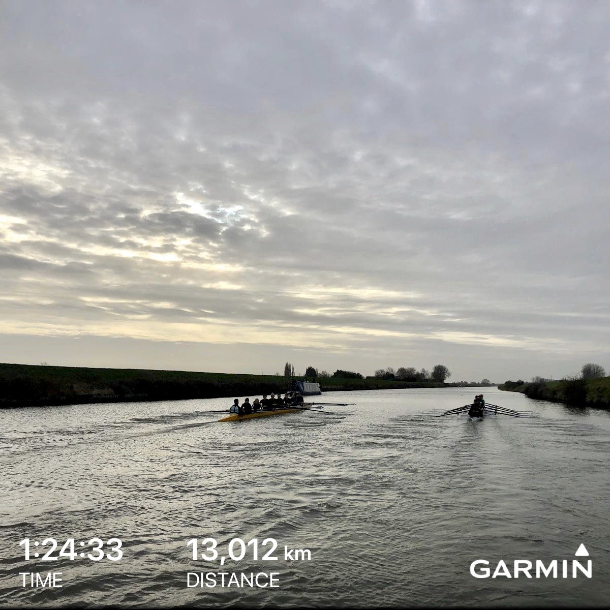 adamsapnik's tweet photo. Starting the term off with a week long training camp with @CaiusCollege boat club. 80 km down and one day to go! https://t.co/JFmbAQ7WJe
