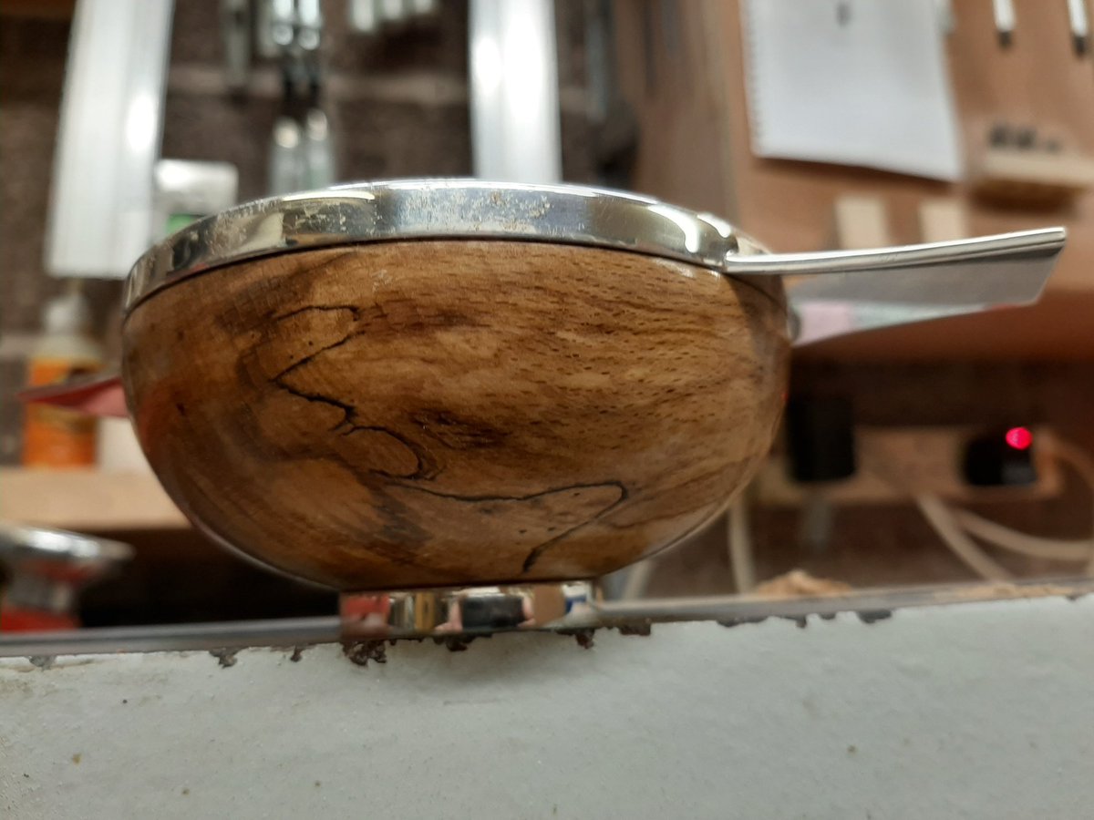 Woodwinecoolers's tweet photo. A couple of small bowls I've just turned for a silver company in Edinburgh. #Handmade #Unique #Scottishhardwoods #Flamedbeech #Individual #Woodturning https://t.co/4f56pr989d