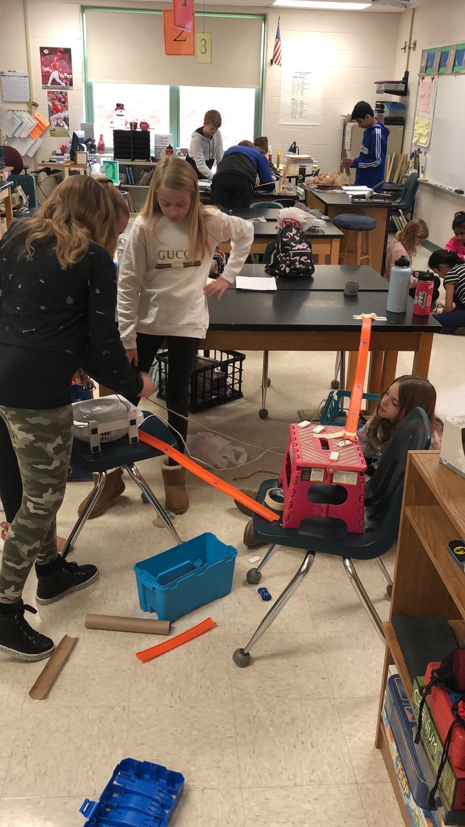 stemple13's tweet photo. Preparing for the Rube Goldberg Contest tomorrow. https://t.co/qgiQp9LHcn