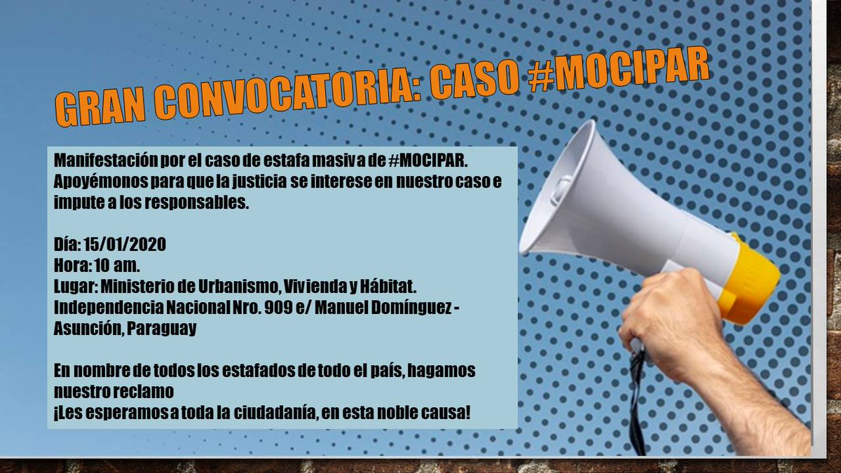 DMocipar's tweet photo. @totitopy @Bibilando @Santula @SARA @GuillDomaniczky  @GuillermoGrance @enriquegamarra @Juanctpy @Jackiebenz @diariocronicapy @AM_1080 @Telefuturo https://t.co/fD7OTECBzW