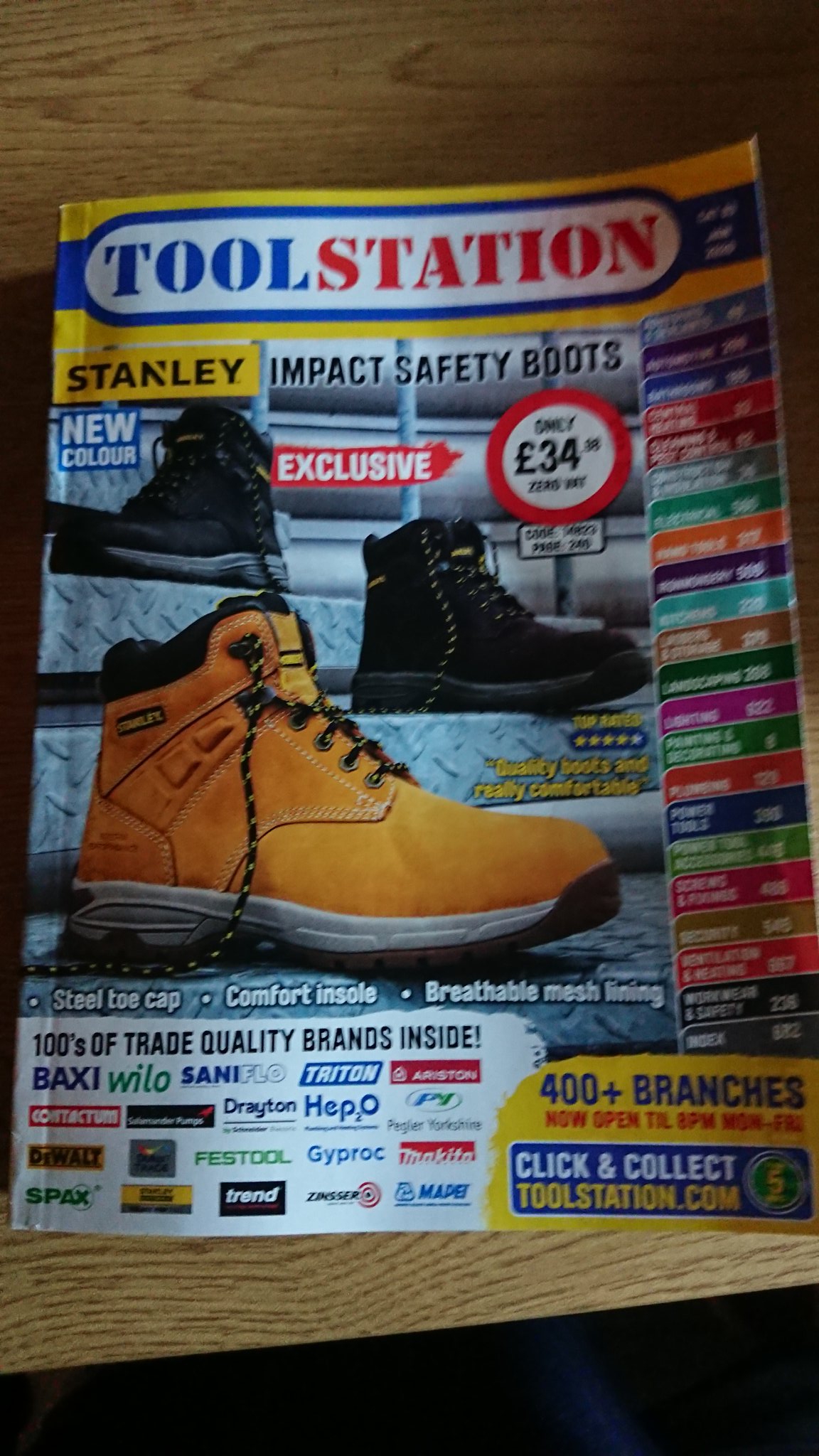 stanley impact safety boots