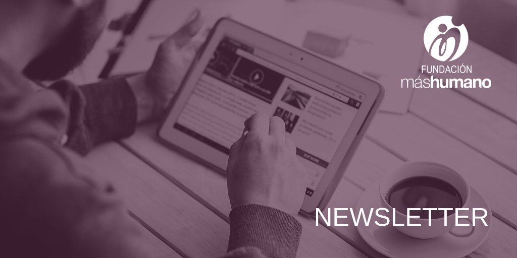 Fundmashumano's tweet photo. #Newsletter 📢| En el siguiente enlace puedes consultar nuestro último boletín de noticias. ¡No te pierdas las novedades de la #FundaciónMáshumano en los últimos meses! 
#RRHH #HR 

➡️ https://t.co/91SI3GGzk0 https://t.co/bZrZXuboXR