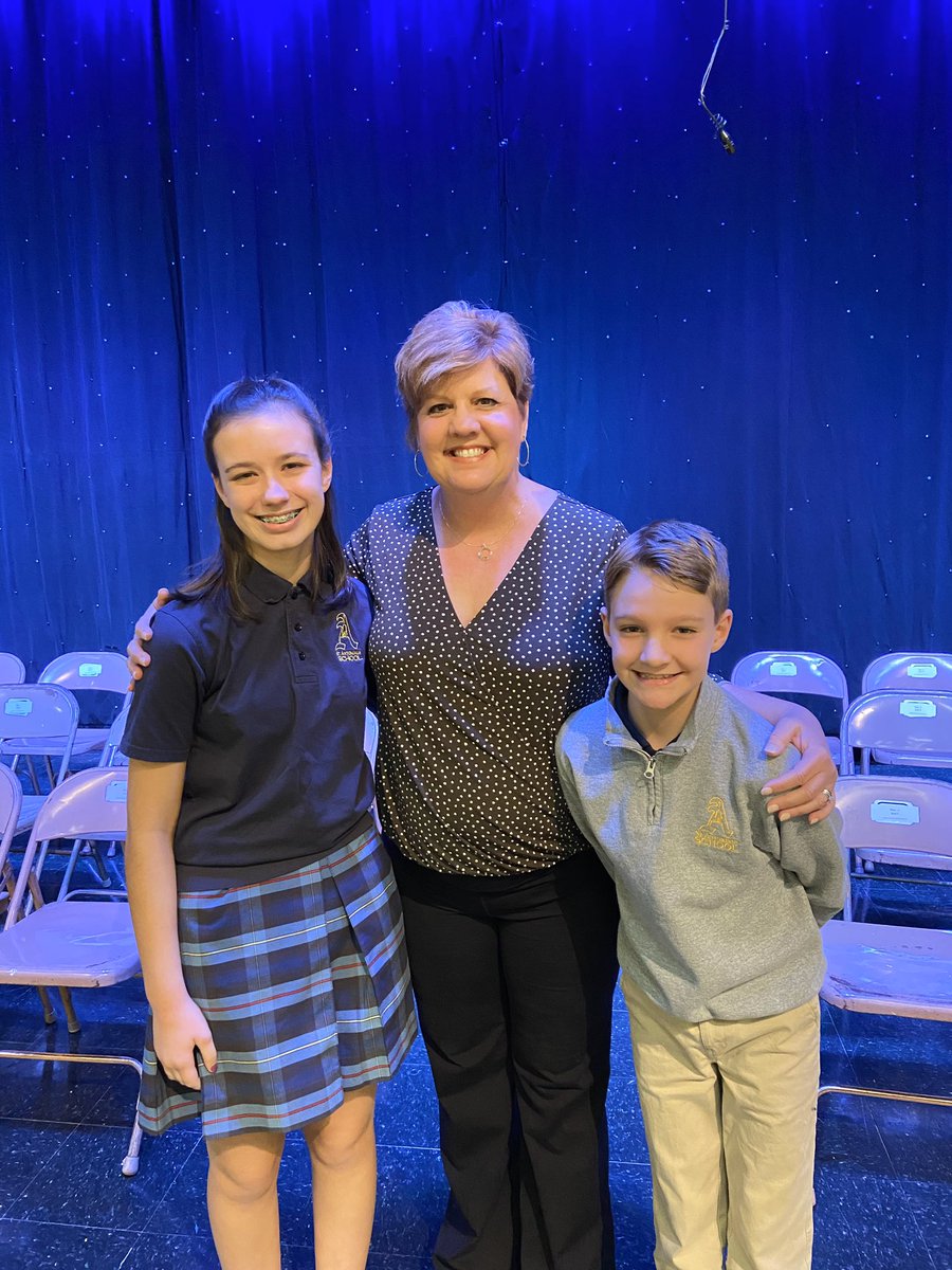 StAntoninus's tweet photo. Congratulations to our school Champion Anne (8th grade) and our school Runner-Up Emmett (5th)!!! 🐝 #HowWeStA https://t.co/eqi7lpmtoQ