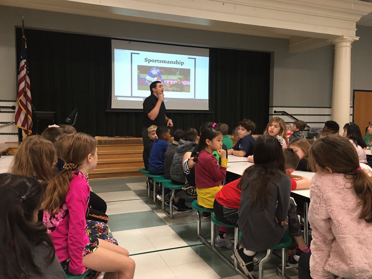 During Champs, Mr. Dodson did such a great job teaching our kids about kindness, sportsmanship, and how to be a great RES citizen! <a href="/rockenbaughES/">Rockenbaugh ES</a> <a href="/dodson_daniel/">Daniel Dodson</a> <a href="/RockenPTO/">Rockenbaugh ES PTO</a>