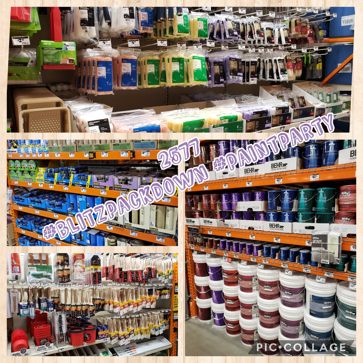 Getting ready to paint the town this weekend? We got all your paint needs here at the Home Depot in Parkville! #blitzpackdown #paintparty #instock <a href="/Alexis_3323/">Alexis Hurley</a> <a href="/Cmisotti15/">Christina Misotti</a>