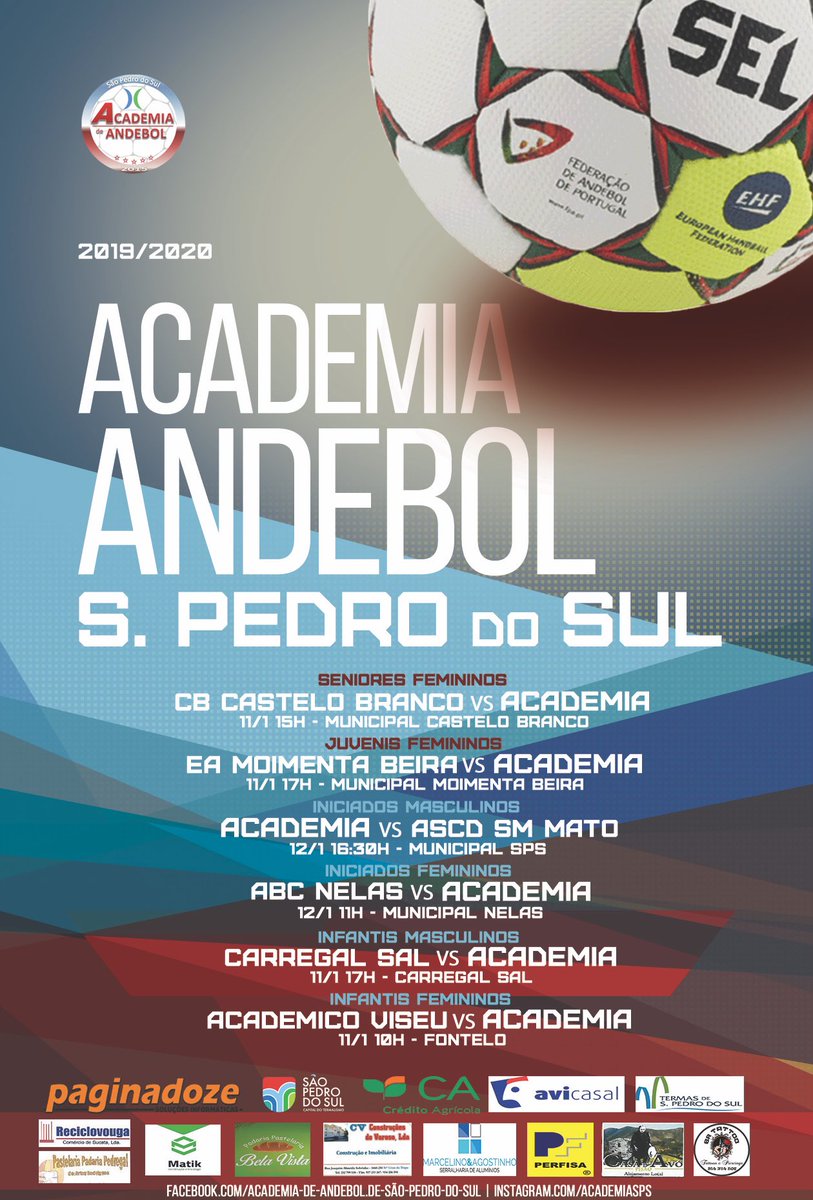 AndebolSps's tweet photo. [JOGOS]

Agenda desportiva desta semana!
Contamos com o vosso apoio!
Juntos somos mais fortes! Juntos somos academia!

#juntossomosacademia #academiasps #aasps https://t.co/qaQjjgqSLm