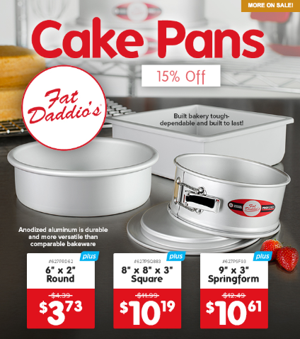 Fat Daddio's Square Cake Pan 9 x 2