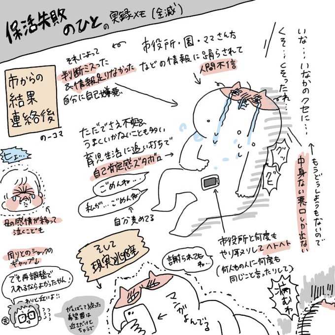 市役所などの情報に踊らされて保活失敗したので気分が底なただのメモ(正解ルート選んでれば希望のこども園いけたのに)(全滅+再調整ですぐ出ないといけない乳児保育所になったごめん娘)
もうトラウマだよそりゃ出生数少なくなるよこんな思いしてる人がいっっっっっぱいいると思うとやりきれないよ 
