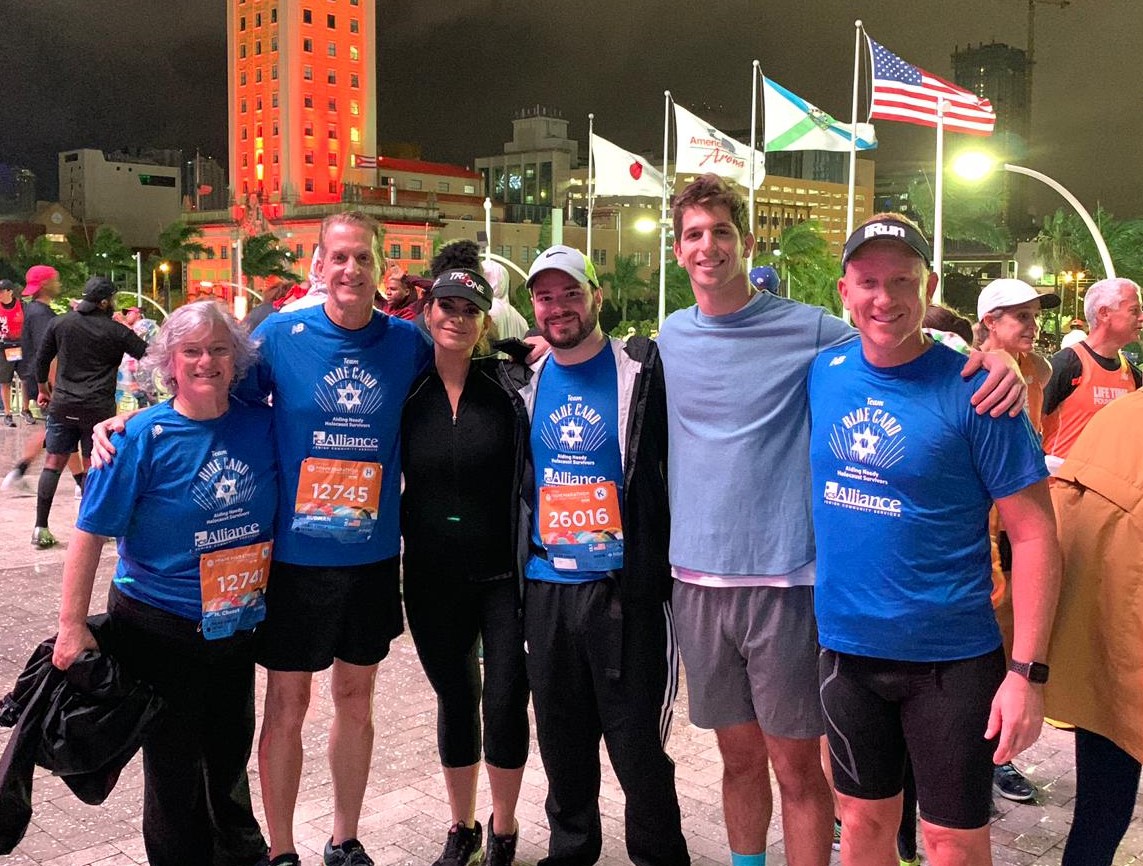 TheBlueCard's tweet photo. #TBT to 2019 #MiamiMarathon!
Last year #TeamBlueCard partnered with JCS of South Florida & reached their goal of raising needed funds for Holocaust survivors living in poverty.
Help us reach the goal once again by donating:
https://t.co/fjX2XePgbE
@RunMiami #MiamiFamous #Run https://t.co/m9UwbjJ1lg