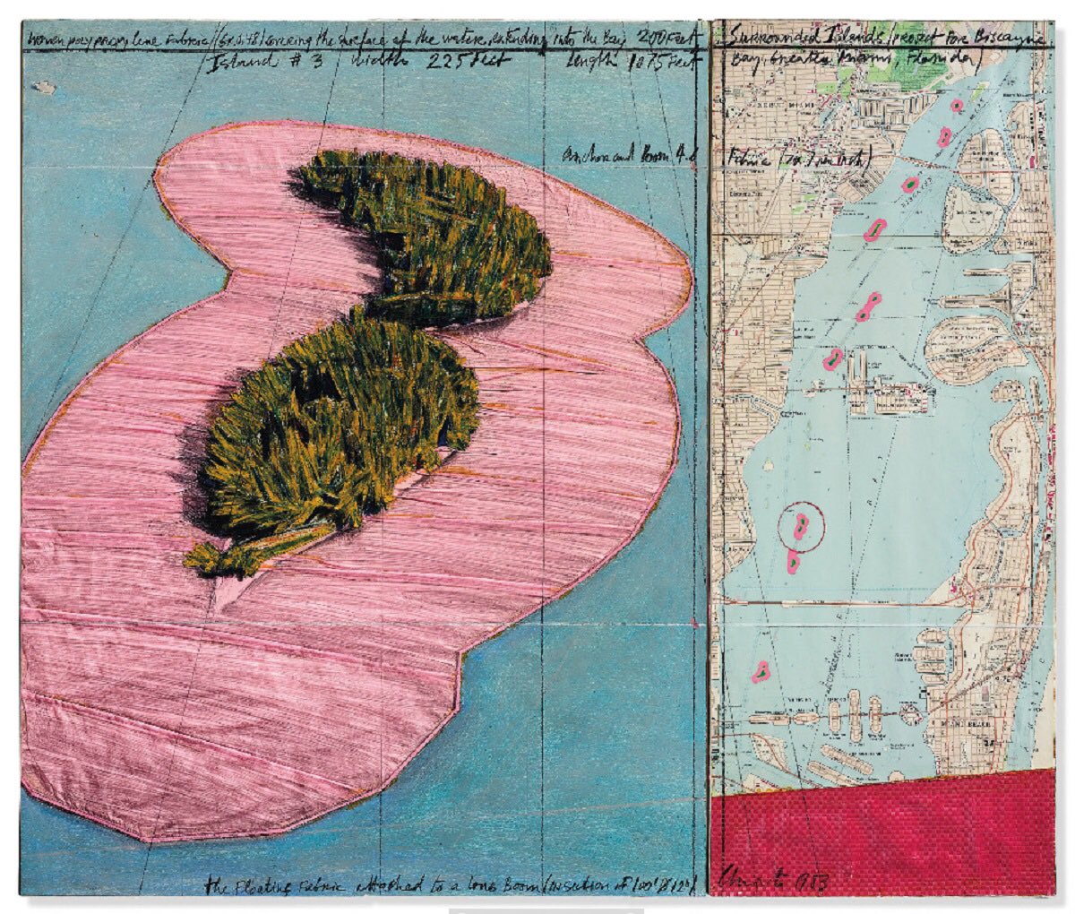 Surrounded Islands, 1983 by Christo will be part of our booth at @brafaartfair starting January 26, 2020.
.
.
.
#repettogallery #brafartfair #brafa2020 #brussels #christo