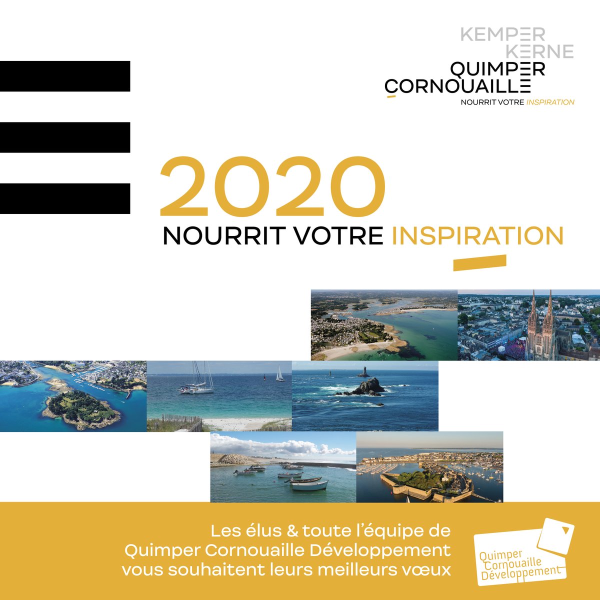 AgenceQCD's tweet image. Les élus &amp;amp; toute l'équipe de Quimper Cornouaille Développement vous souhaitent leurs meilleurs vœux pour la nouvelle année !
#Aménagement #Attractivité #FilièreAliment #FilièreTourisme #IngenieriedeProjets
#Observation #TransitionEnergétique
quimper-cornouaille-developpement.fr/Actualite/Voeu…