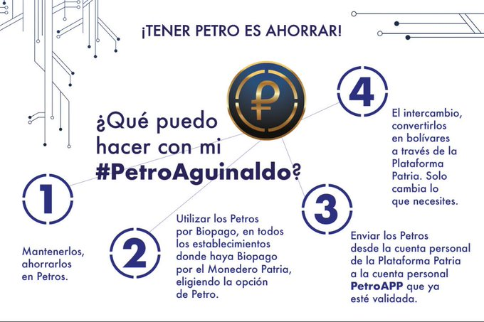 Esto es lo que necesita saber para utilizar el Petro