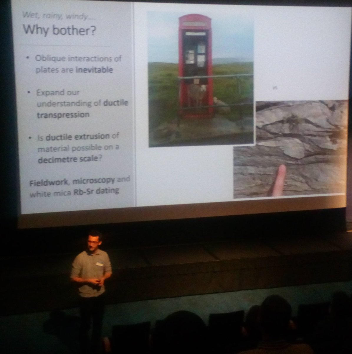 Great talk by <a href="/TimArmitage2/">Tim Armitage</a> presenting his finding evidence for ductile extrusion in the Shetlands. <a href="/DurUniEarthSci/">Durham Earth Science</a> <a href="/2020Tsg/">TSG 2020 Hull</a>