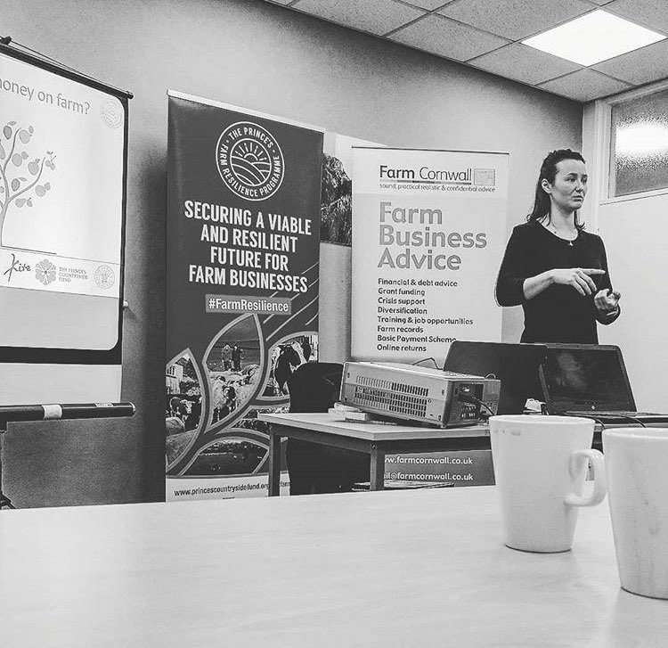 kiteconsulting's tweet photo. Chloe frm the team delivering a @countrysidefund session on βPractical Cost Managementβ in Cornwall yesterday! #FaceOfConcentration https://t.co/WZHdcdi8Mi