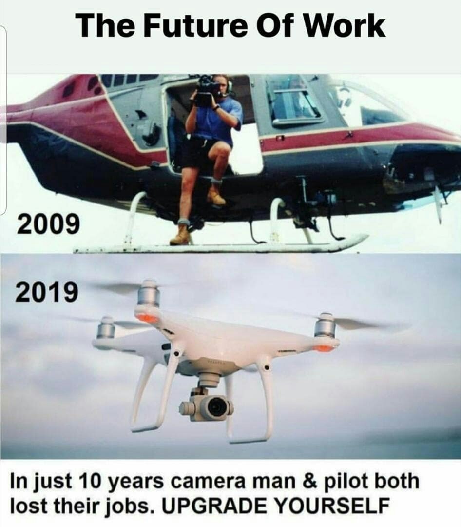 Great, mind opening pic. The difference isn't just the technology or infrastructure. 

How are we preparing to UPGRADE also in education, in policy, in finance, in culture?

...as the future of work, the future of tomorrow beckons...