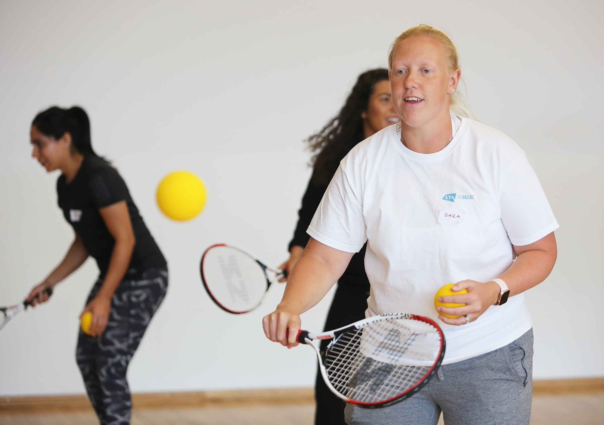 #SheRalliesShout <a href="/americanbrit09/">Sara Bamford</a> 
Fave thing about tennis is how easily it gets different people together 👯‍♀️
Inspire other women and girls by sharing my tennis story &amp; what can be achieved🎾
Top tip! never give up, focus on the positives, and what you can do better next time💪