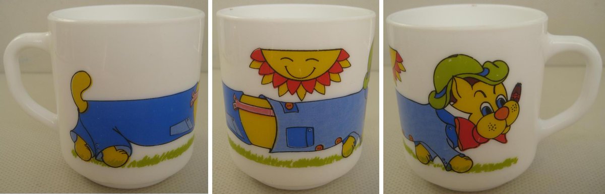 EverRotating's tweet photo. A #vintage milk glass mug with a dog design. 🐶🐾

Made in France by Arcopal.🇫🇷 

🛒 https://t.co/F646TW4H6Q #FrenchVintage #Arcopal #FollowVintage #VintageFind #France #French https://t.co/44bzhpInyq