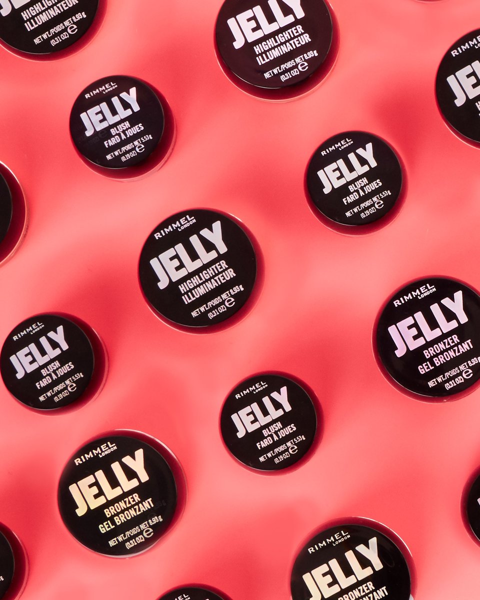 Influenster's tweet photo. Jelly...on your face? Trust us - and @rimmellondonUS's new Jelly Collection. It's a trio built to give you a dewy fresh, 🌟 lit-from-within glow. Are you #ReadyForThisJelly? Drop us a 🍓 if you're excited to try this brand new collection! https://t.co/I39Nvk7Jwg