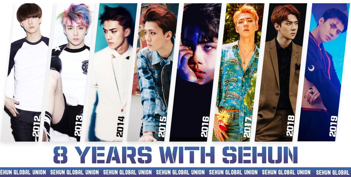 It's been 8 years since Sehun debuted as a member of EXO. For 8 years we’ve been able to watch Sehun grow, in self, talents, and ambitions.
As fans let's always be by his side for years to come and together support him the best we can.

#8YearsWithSehun #SEHUN #세훈 #吴世勋