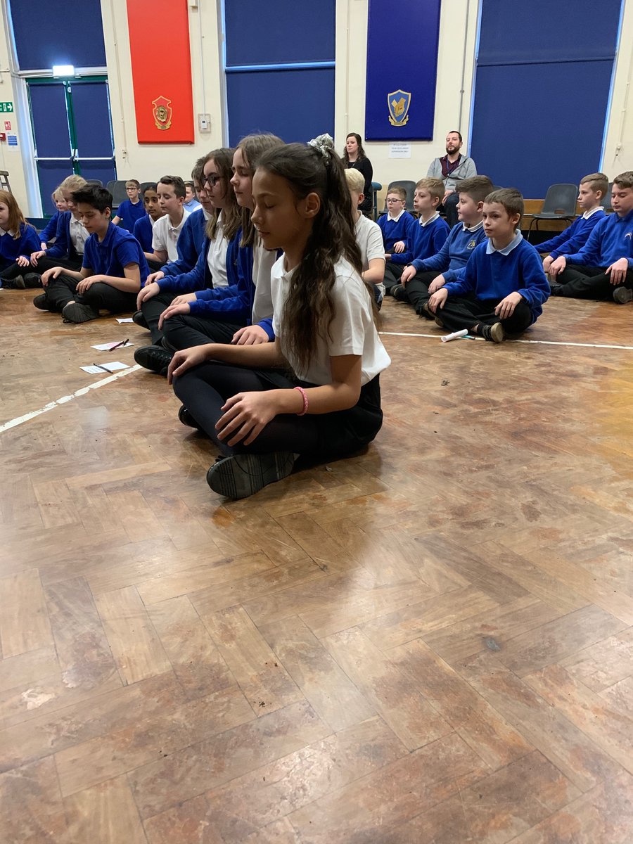 Y6Monteney's tweet photo. Evan seems quite content with our meditation practice. 😃 https://t.co/7eE08JauCc