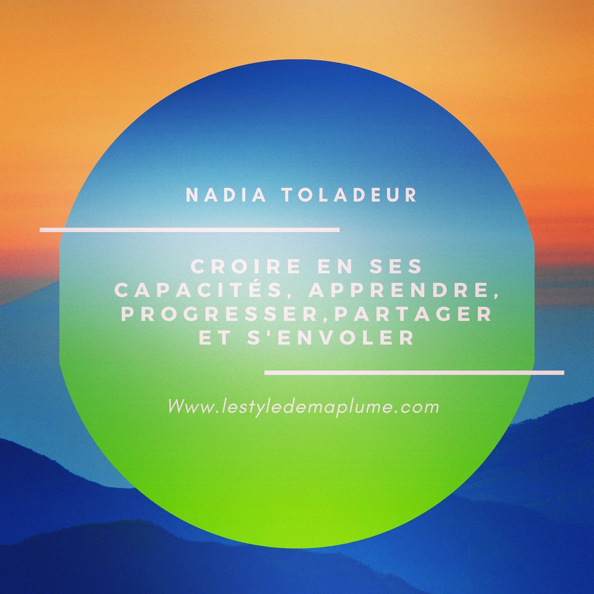 StyleDeMaPlume's tweet photo. Ma citation du jour ☺️
#nadiatoladeur #auteur #blogeuse #lestyledemaplume
#citation #pensee #quote #croireensescapacites #apprendre #partager #progresser  #semerveiller https://t.co/IwXlJDEvns