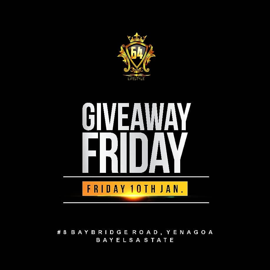 AwaniTarilayefa's tweet photo. This is #64Lifestyle its how we live, its who we are! Be there! https://t.co/fva9Bzti6w