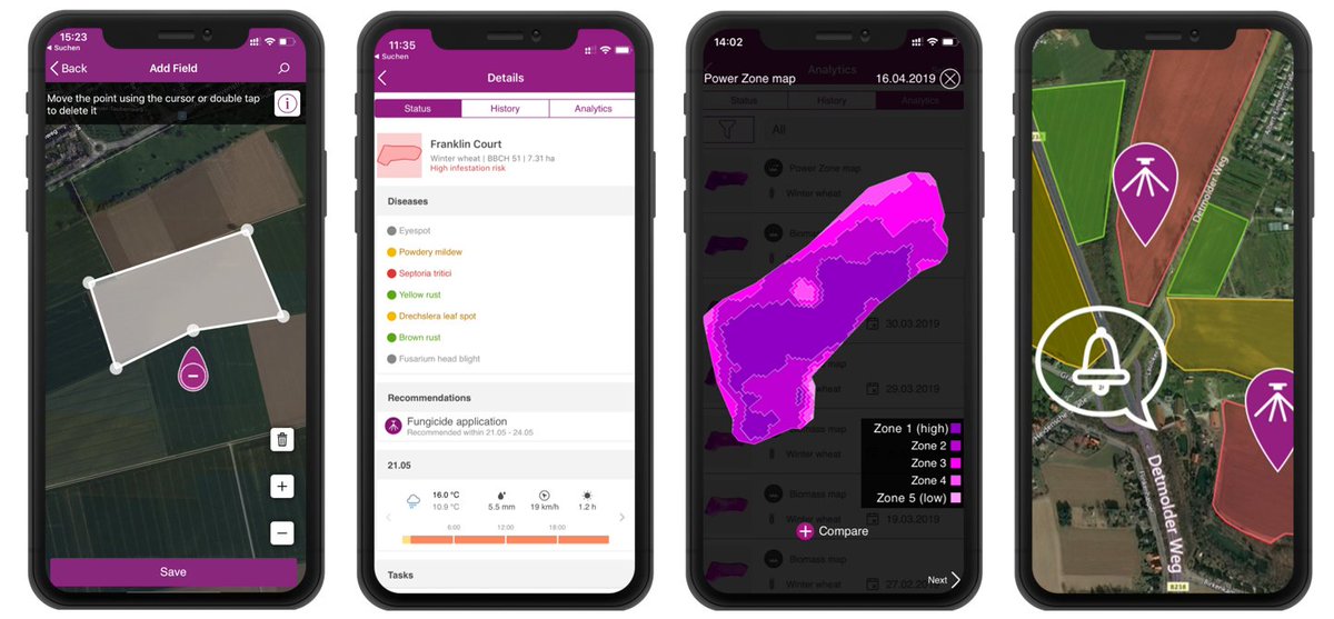 BASFAgro's tweet photo. Thanks to the cooperation between @xarviodf and @ArableLabs, you can now get even more specific weather data for each zone of your field – directly in #xarvio FIELD MANAGER.
#BASFdigitalAG #DigitalFarming #XarvioFieldManager
https://t.co/IC3tJqQoY5 https://t.co/rv12agXtLT
