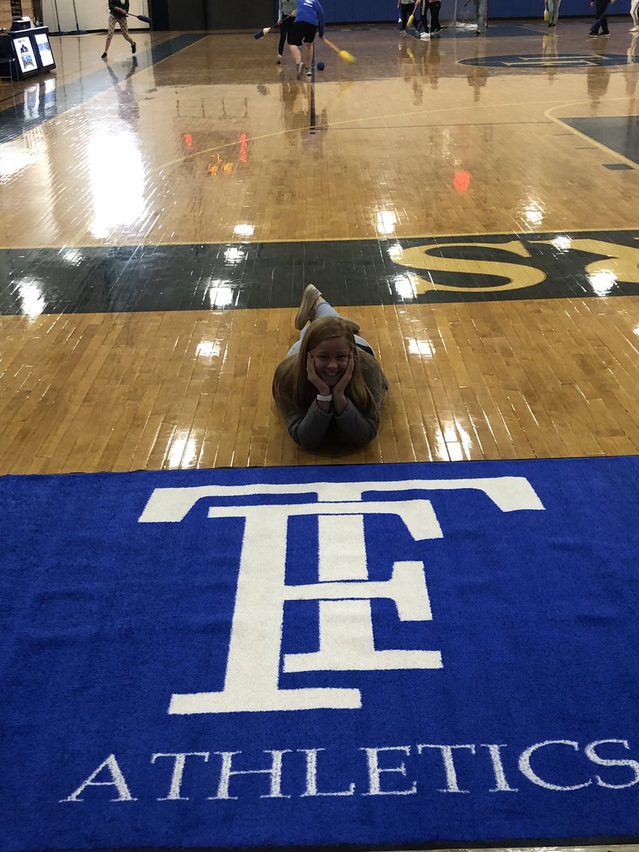 TFHSathletics's tweet photo. New mats for the gym.. and Liza!! https://t.co/9pqVNL9ahw
