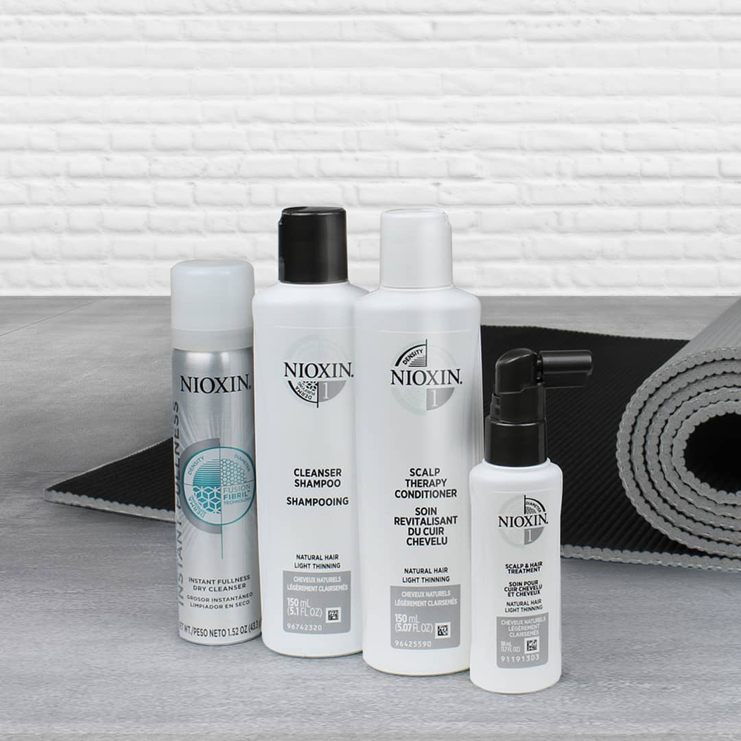 #DYK: Our products work better when used simultaneously! Round out your System Kit care routine with Instant Fullness dry cleanser for instantly thicker, fuller-looking hair. #NIOXIN #MindBodyHair #FullerHairFullerLife