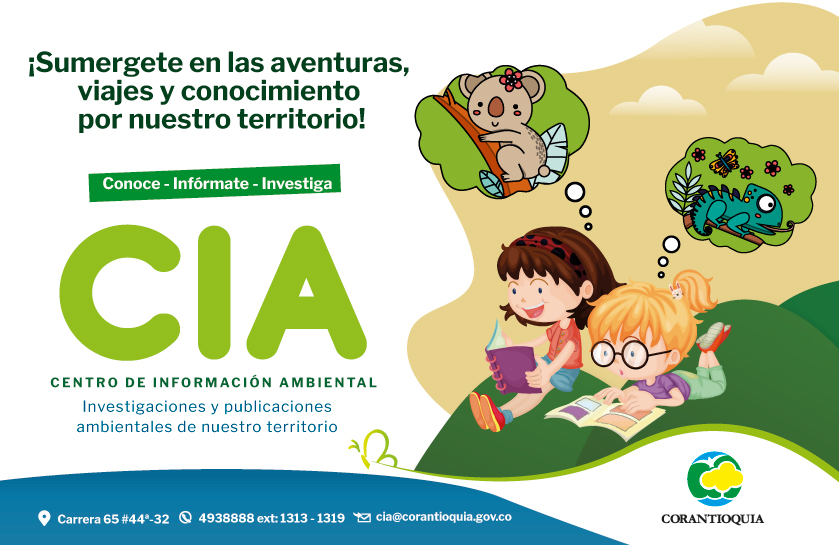 ¡Disfruta y aprende de las maravillas de la naturaleza a través de la lectura! 

Poseemos una colección especial en literatura infantil para niños y niñas entre los 4 y 10 años abierta al público en nuestro Centro de Información Ambiental #CIA  ➡ bit.ly/CIACorantioquia